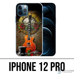 Coque iPhone 12 Pro - Guns N Roses Guitare