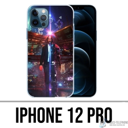 Coque iPhone 12 Pro - John Wick X Cyberpunk
