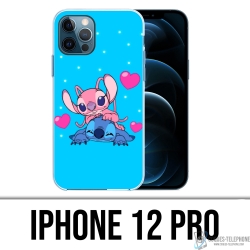 IPhone 12 Pro case - Stitch Angel Love