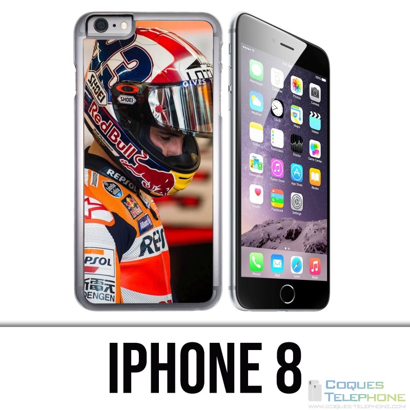 Coque iPhone 8 - Motogp Pilote Marquez