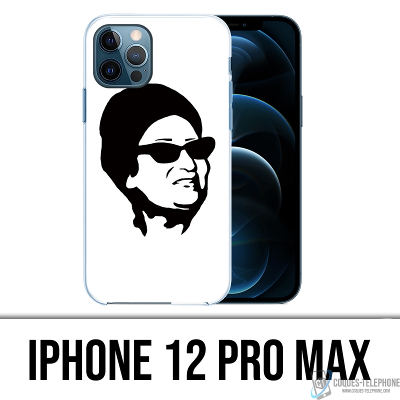 IPhone 12 Pro Max Case - Oum Kalthoum Black White