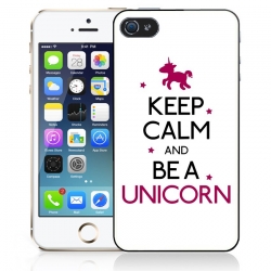Custodia per telefono Keep Calm - Unicorn