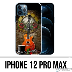 Coque iPhone 12 Pro Max - Guns N Roses Guitare