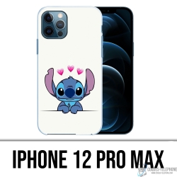 Coque iPhone 12 Pro Max - Stitch Amoureux
