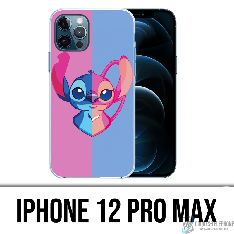 IPhone 12 Pro Max Case - Stitch Angel Heart Split