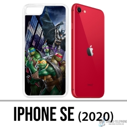 Custodia per iPhone SE 2020 - Batman vs Teenage Mutant Ninja Turtles
