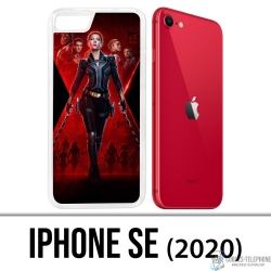 IPhone SE 2020 Case - Schwarzes Witwenplakat