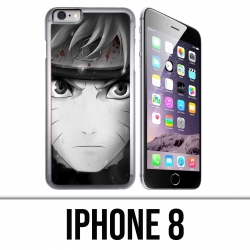 Funda iPhone 8 - Naruto en blanco y negro
