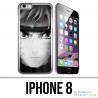 Coque iPhone 8 - Naruto Noir Et Blanc