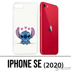 Coque iPhone SE 2020 - Stitch Amoureux