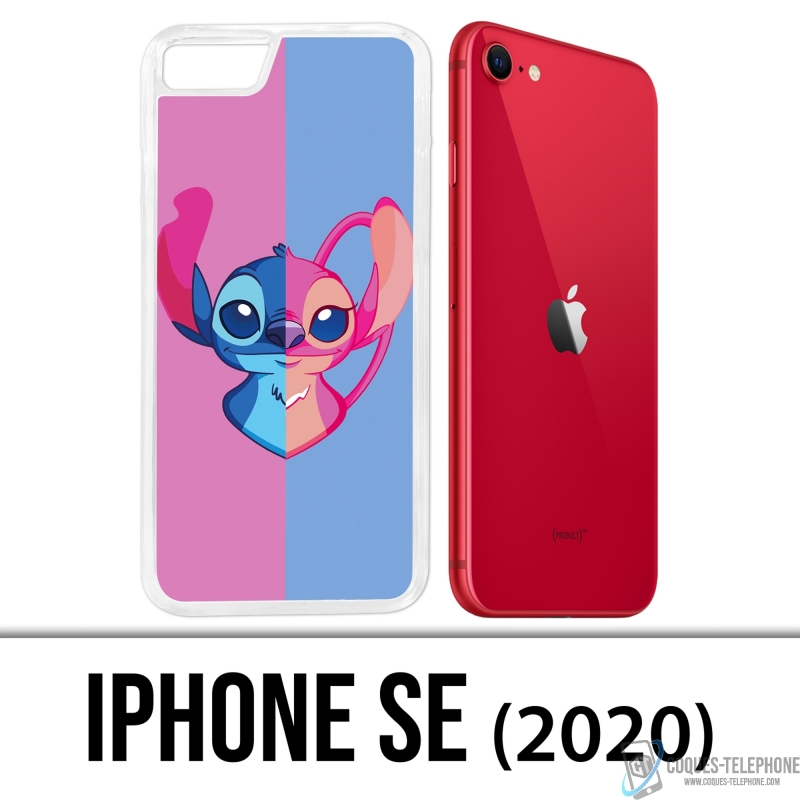 Custodia per iPhone SE 2020 - Stitch Angel Heart Split