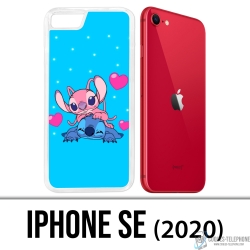 Coque iPhone SE 2020 - Stitch Angel Love