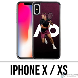 Coque iPhone X / XS - Roger Federer