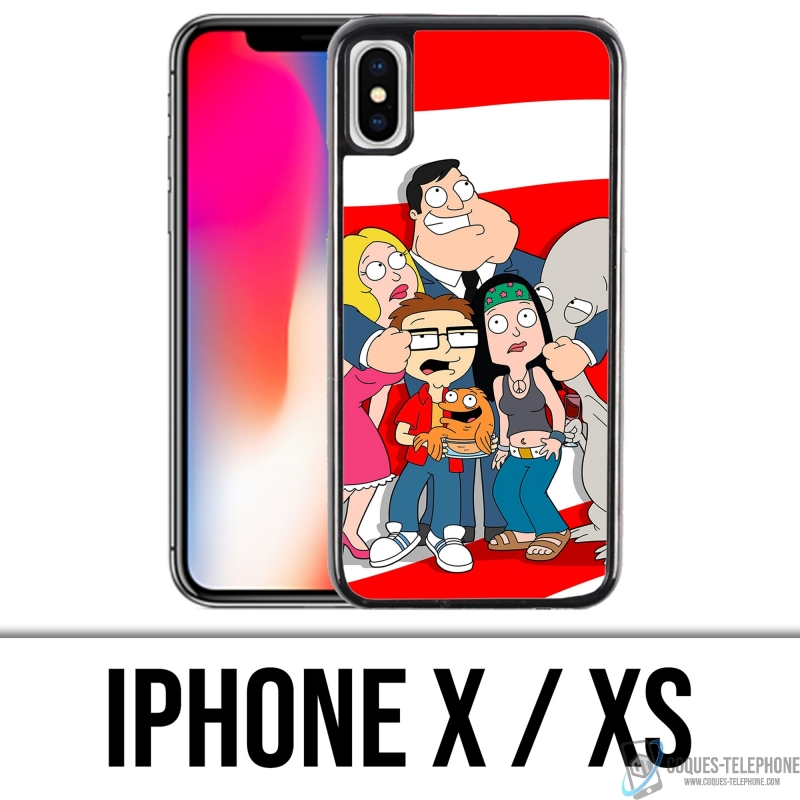 Custodia per iPhone X / XS - American Dad