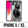 Funda para iPhone X / XS - Black Panther Comics Splash