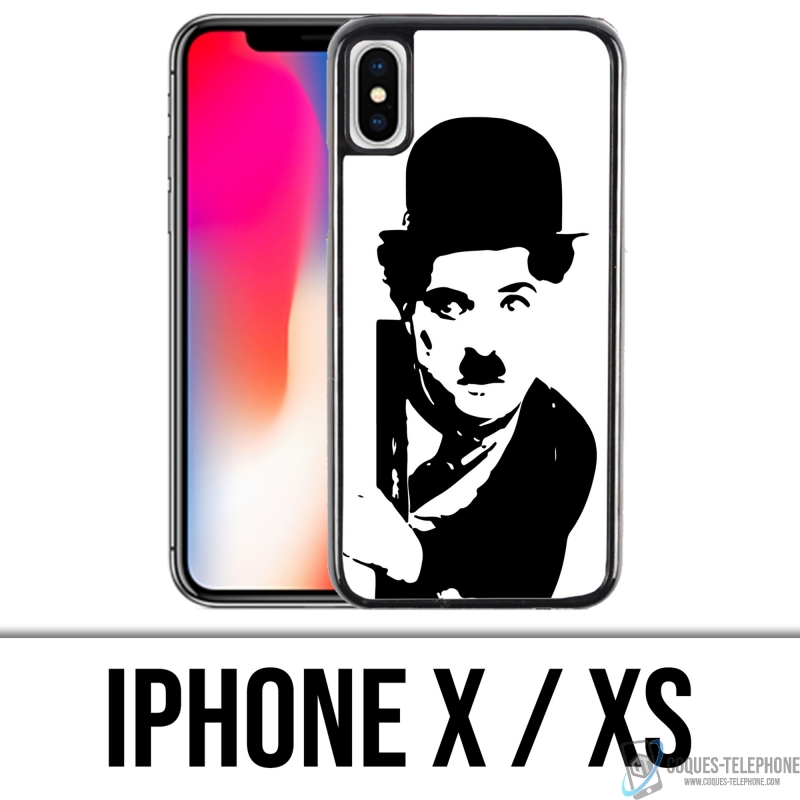 Coque iPhone X / XS - Charlie Chaplin