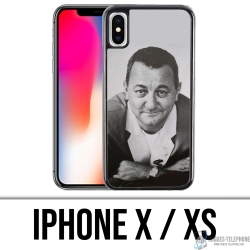 Coque iPhone X / XS - Coluche