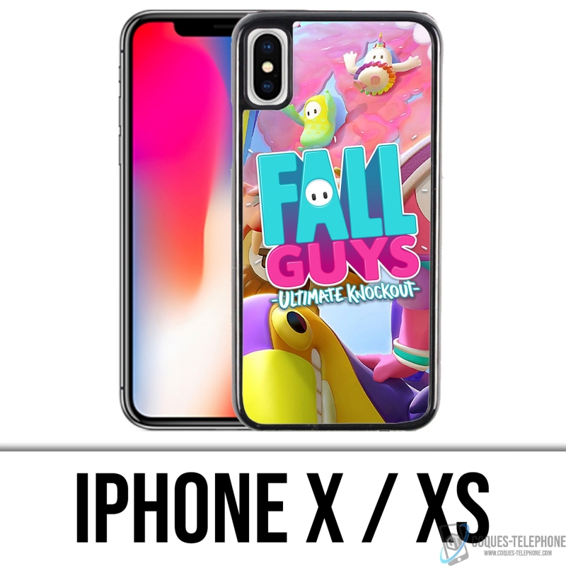 Coque iPhone X / XS - Fall Guys
