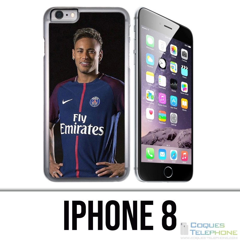 IPhone 8 case - Neymar Psg Cartoon