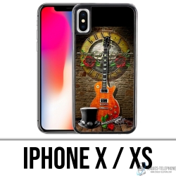 Coque iPhone X / XS - Guns N Roses Guitare
