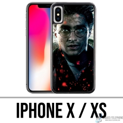 Custodia per iPhone X / XS - Harry Potter Fire