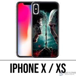 Funda para iPhone X / XS - Harry Potter Vs Voldemort