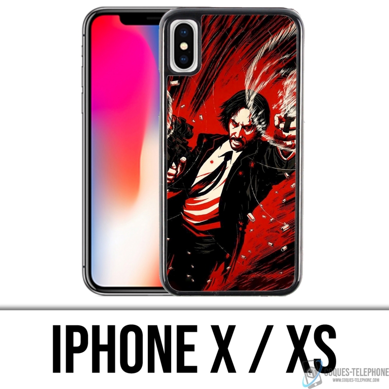Custodia per iPhone X / XS - John Wick Comics