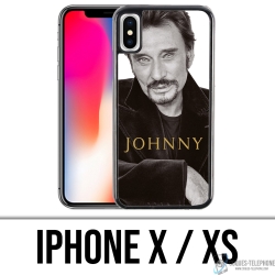 Custodia per iPhone X / XS - Album Johnny Hallyday