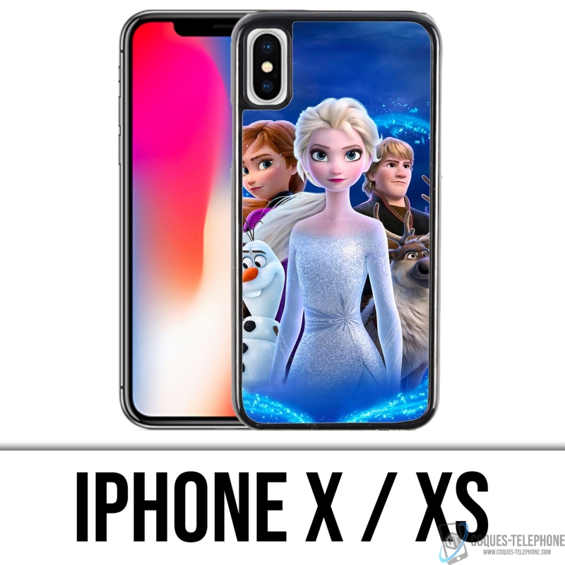 Coque iPhone X / XS - La Reine Des Neiges 2 Personnages
