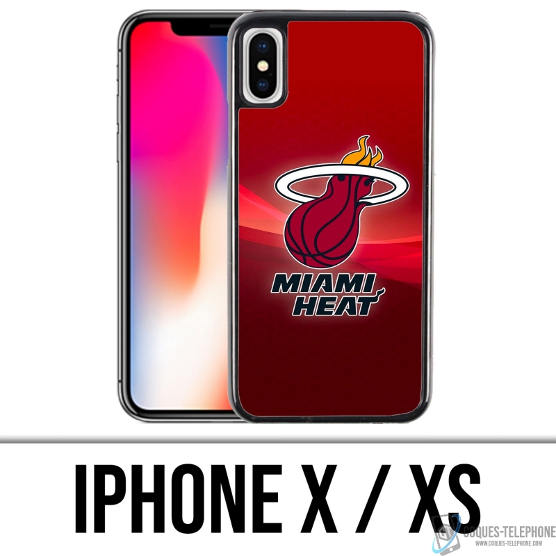 Coque iPhone X / XS - Miami Heat