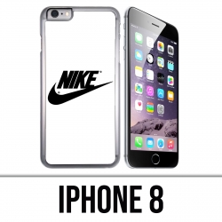 Coque iPhone 8 - Nike Logo Blanc
