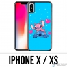Coque iPhone X / XS - Stitch Angel Love