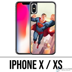 Custodia per iPhone X / XS - Superman Man Of Tomorrow