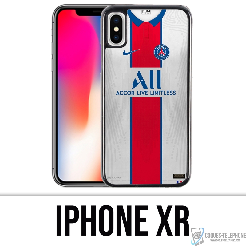 Custodia per iPhone XR - Maglia PSG 2021