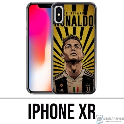 Custodia per iPhone XR - Poster Ronaldo Juventus
