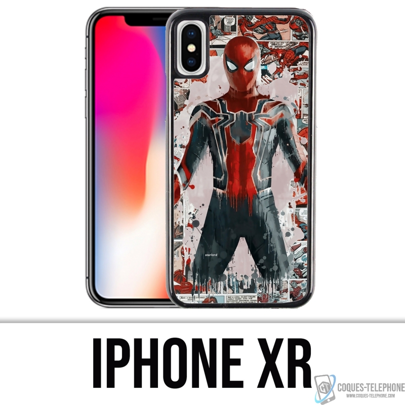 Carcasa para iPhone XR - Spiderman Comics Splash