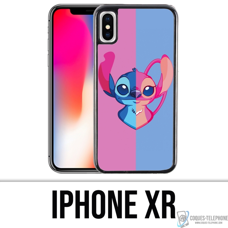 Custodia per iPhone XR - Stitch Angel Heart Split