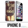 Custodia per iPhone 8 - Oh merda ragazza del lunedì