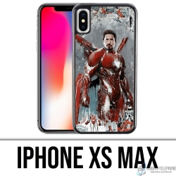 Coque iPhone XS Max - Iron Man Comics Splash