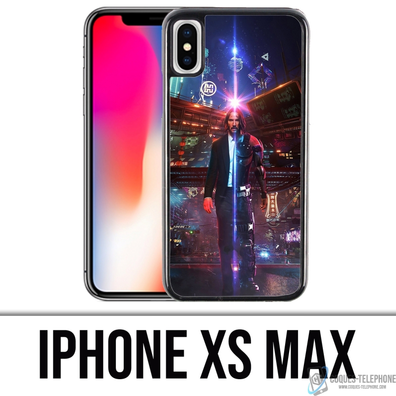 Funda para iPhone XS Max - John Wick X Cyberpunk