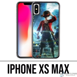 Custodia per iPhone XS Max - One Piece Rufy Jump Force