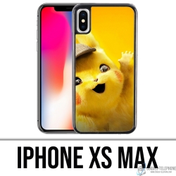 Coque iPhone XS Max - Pikachu Detective