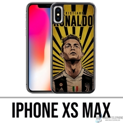 Custodia per iPhone XS Max - Poster Ronaldo Juventus