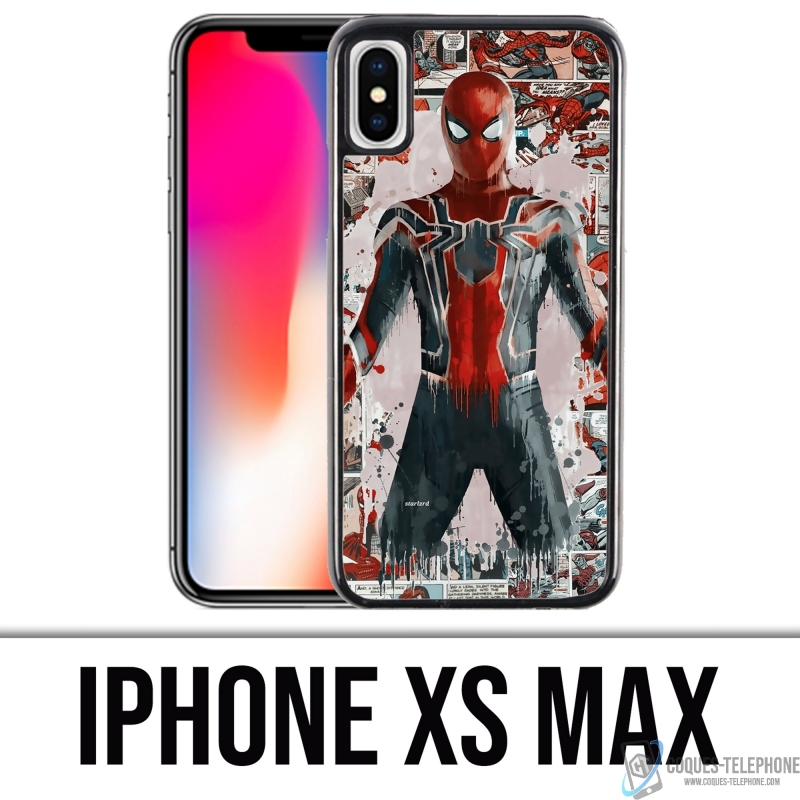 IPhone XS Max case - Spiderman Comics Splash