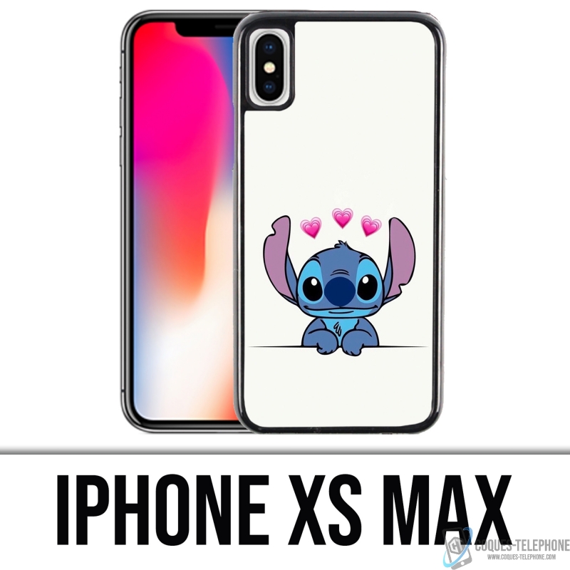 Coque iPhone XS Max - Stitch Amoureux
