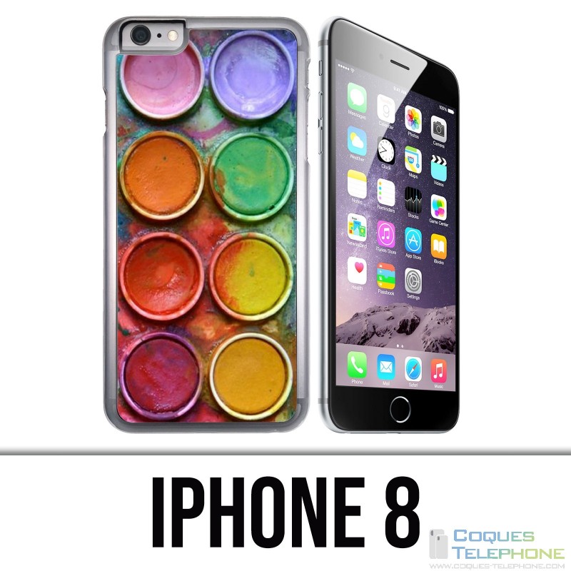 Coque iPhone 8 - Palette Peinture