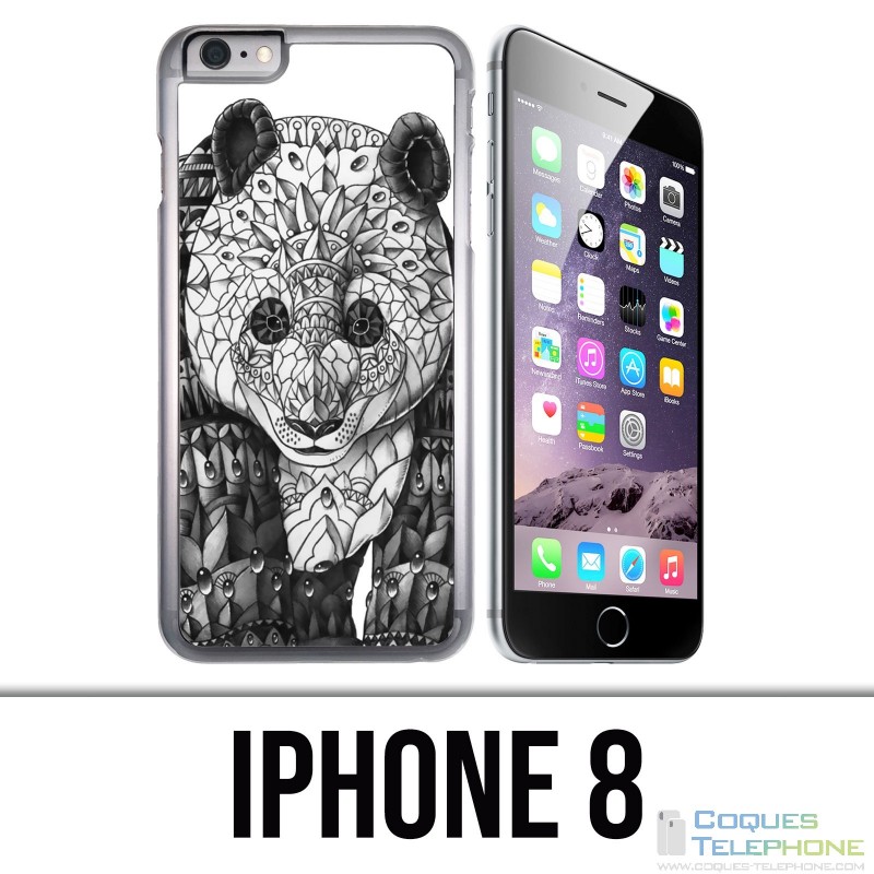 IPhone 8 Case - Panda Azteque