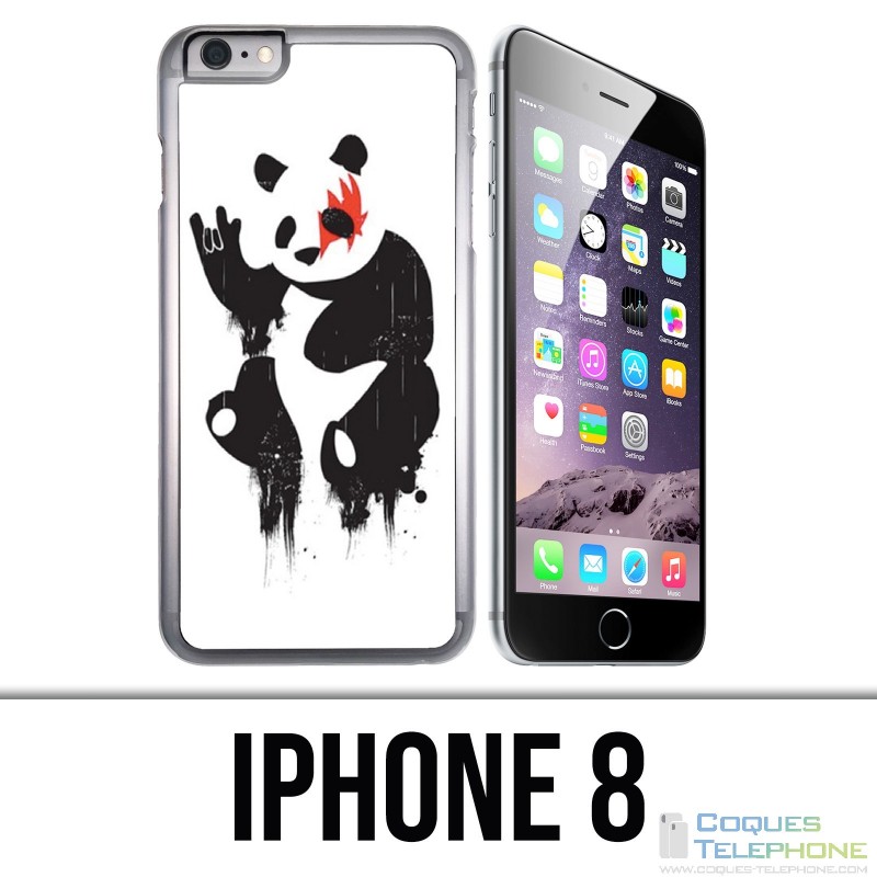 Coque iPhone 8 - Panda Rock