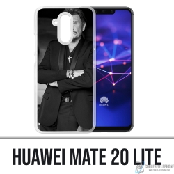 Huawei Mate 20 Lite Case - Johnny Hallyday Black White