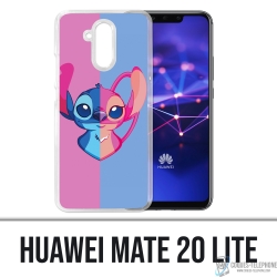 Custodia per Huawei Mate 20 Lite - Stitch Angel Heart Split